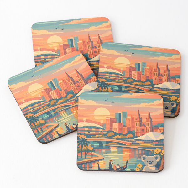 Item preview, Adelaide Travel Illustration designed and sold by MatthewHeights.