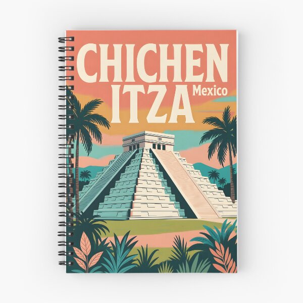 Item preview, Chichen Itza Mexico Vintage Travel Wall Art designed and sold by Atlas Poster Co..