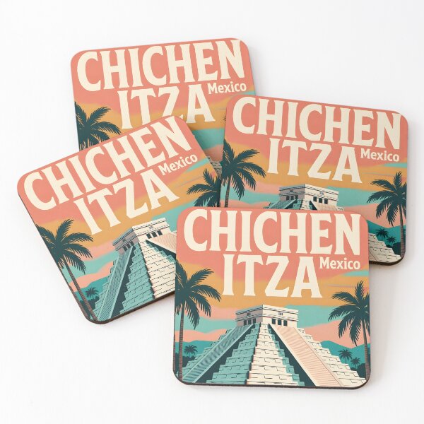 Item preview, Chichen Itza Mexico Vintage Travel Wall Art designed and sold by Atlas Poster Co..