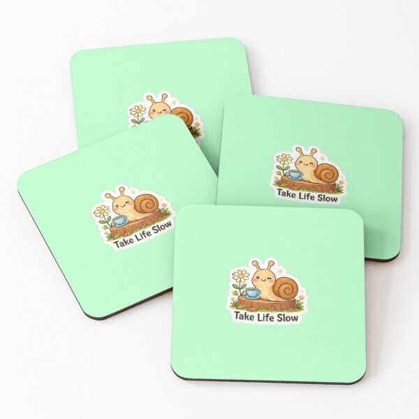 Item preview, Take Life Slow Cute Snail designed and sold by trippinimages.