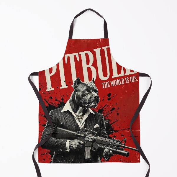 Item preview, Pitbull Crime Boss Poster – Scarface Inspired Gangster Dog Art | Vintage Mafia Movie Style designed and sold by Yassine Ardi.