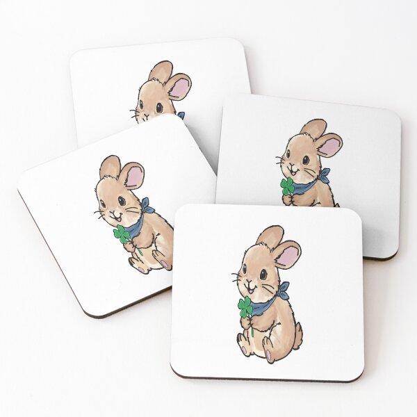 Item preview, Little Rabbit with Lucky Clover designed and sold by LatelierDeCleo.