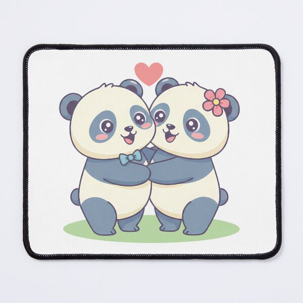Item preview, A couple of pandas hugging and sharing true love designed and sold by Dizartico.