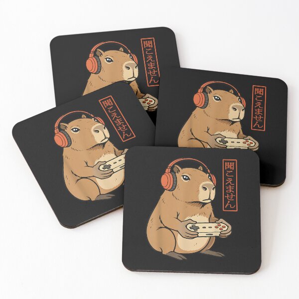 Item preview, Funny Capybara Gamer Art Men Boys Retro Japanese Video Game designed and sold by Boutkimaewab.