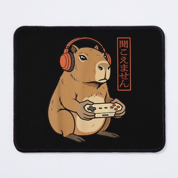 Item preview, Funny Capybara Gamer Art Men Boys Retro Japanese Video Game designed and sold by Boutkimaewab.