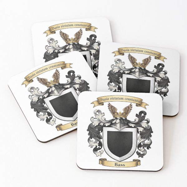 Item preview, The Bass Family Coat of Arms designed and sold by BagTown Clans.