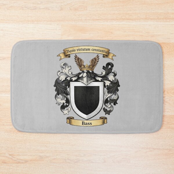 Item preview, The Bass Family Coat of Arms designed and sold by BagTown Clans.