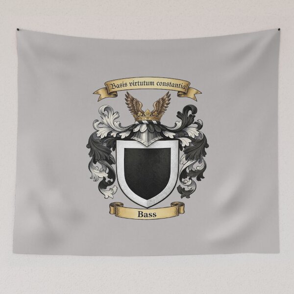 Item preview, The Bass Family Coat of Arms designed and sold by BagTown Clans.