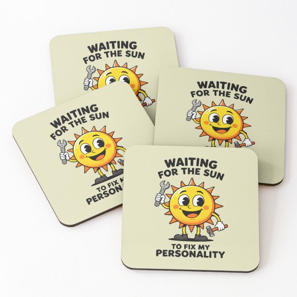 Item preview, Funny Retro Sun Fix My Personality Quote designed and sold by GrafTeesLab.