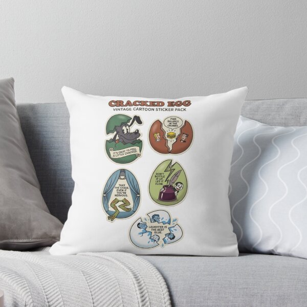 Item preview, Cracked Egg Vintage Cartoon Sticker Pack | Pluto 1930 Mental Health Gift Timeless Easter  designed and sold by BlackAndBrown.