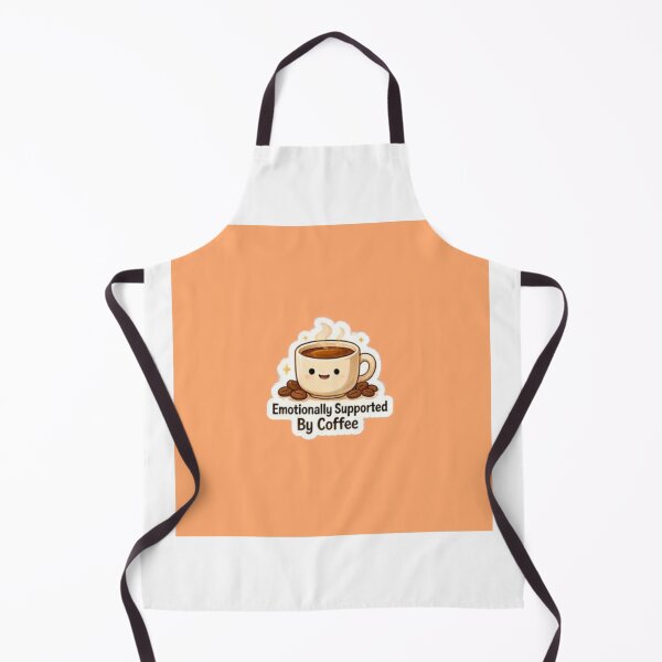 Item preview, Emotionally Supported By Coffee Cute designed and sold by trippinimages.