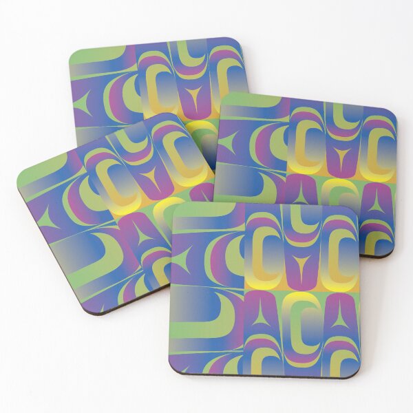 Item preview, Abstract Ovoids Purple-Yellow designed and sold by Lou-ann Neel.
