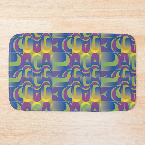Item preview, Abstract Ovoids Purple-Yellow designed and sold by Lou-ann Neel.