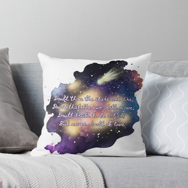 Item preview, "Doubt The Stars" Hamlet Galaxy-Themed Quote designed and sold by maxamillionbux.
