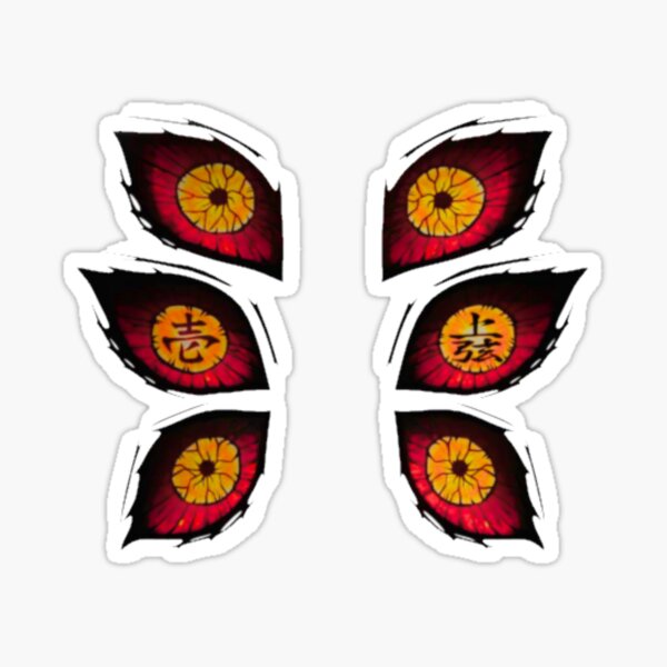 Gaze of the Lunar Samurai Sticker
