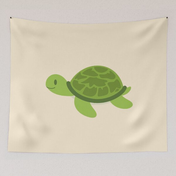 Item preview, Cute Green Turtle Smile designed and sold by Ambraxell.