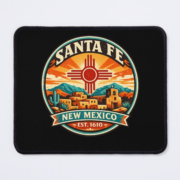 Item preview, Santa Fe New Mexico designed and sold by MojaveTradePost.