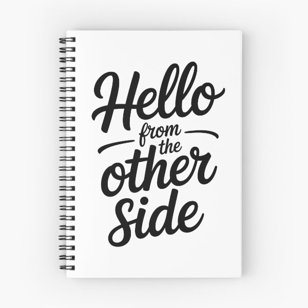 Item preview, Hello From the Other Side Adele Lyric Minimalist Design designed and sold by Enea Kelo.