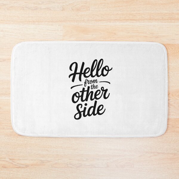 Item preview, Hello From the Other Side Adele Lyric Minimalist Design designed and sold by Enea Kelo.