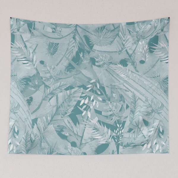 Item preview, Retro Green Tropical Palm Garden Jungle Island designed and sold by Arch4Design.
