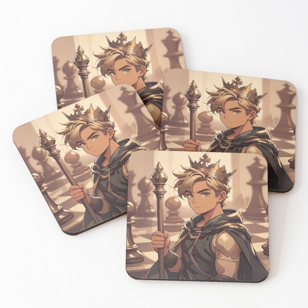 Item preview, Chess King in Royal Hall - Aesthetic Grandmaster Fantasy Art designed and sold by RoshkaShop.