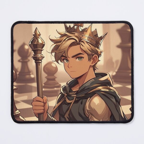 Item preview, Chess King in Royal Hall - Aesthetic Grandmaster Fantasy Art designed and sold by RoshkaShop.