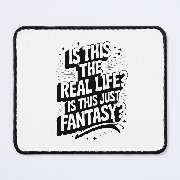 Item preview, Is This Real Life Just Fantasy Bohemian Rhapsody Queen  designed and sold by Enea Kelo.