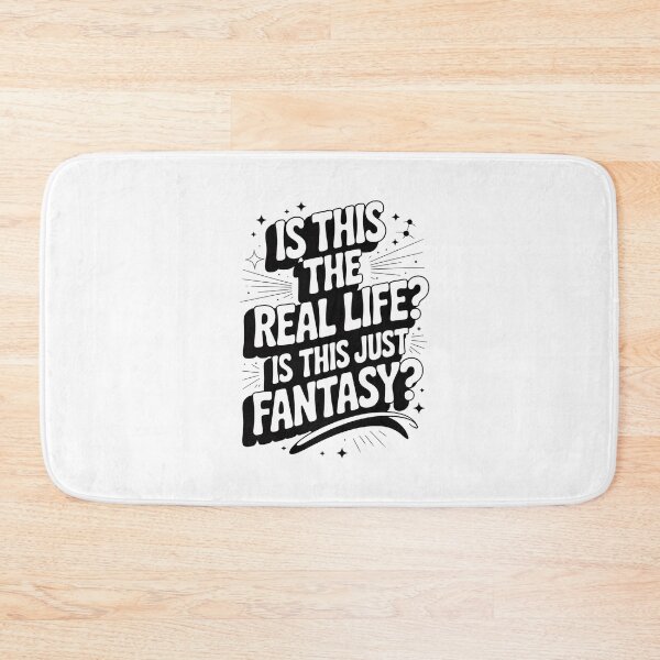 Item preview, Is This Real Life Just Fantasy Bohemian Rhapsody Queen  designed and sold by Enea Kelo.
