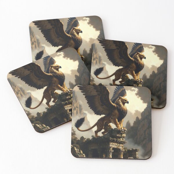 Item preview, Mythological Griffin in Golden Feathers designed and sold by semenol.