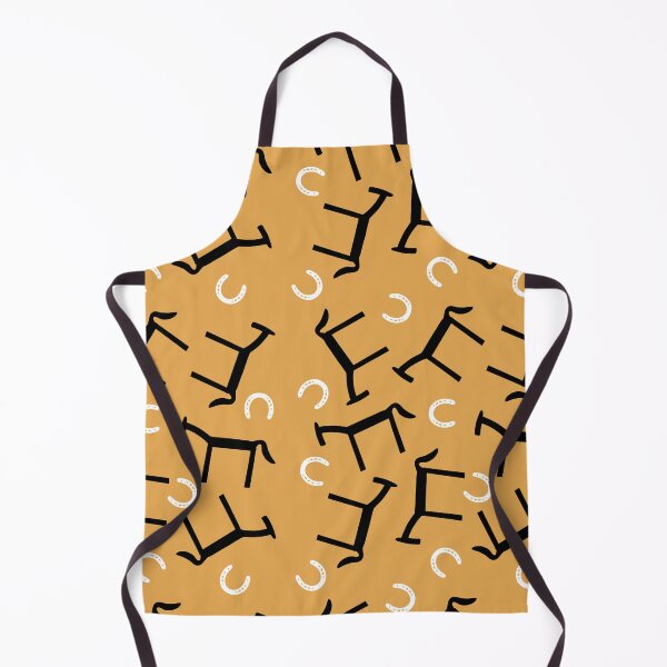 Item preview, Cute horse yellow seamless pattern designed and sold by SeamlessDsign.