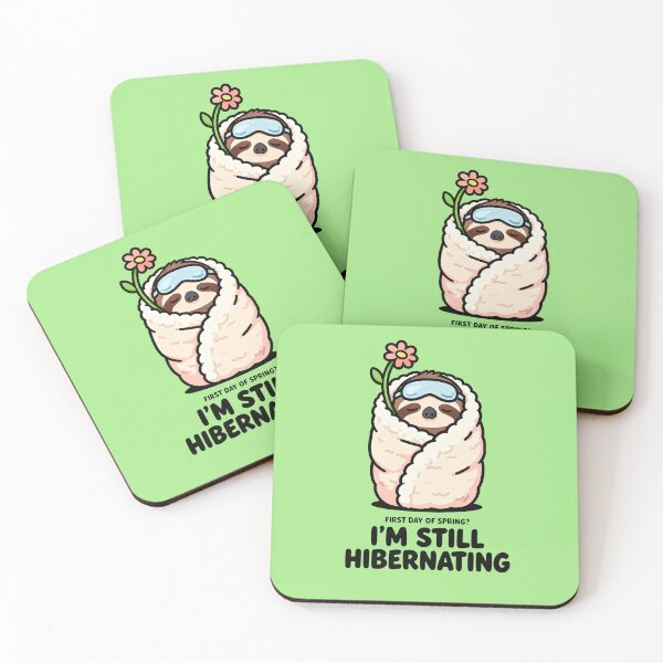 Item preview, First Day Of Spring Still Hibernating Funny Sloth designed and sold by GrafTeesLab.