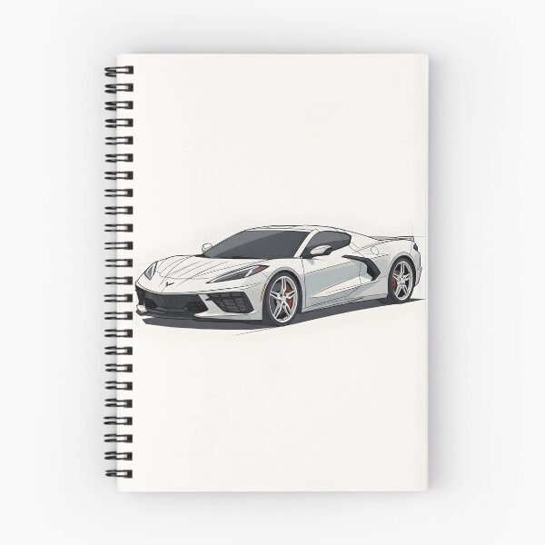 Item preview, Poster Minimalista Chevrolet Corvette C8 Ilustración de Superauto Moderno Arte Automotriz Deportivo designed and sold by Motorline44.