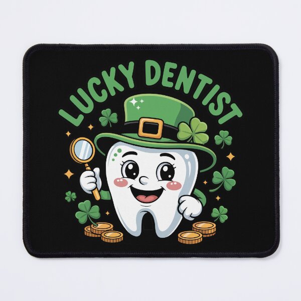 Item preview, Lucky Tooth with Shamrocks designed and sold by jkrphoto.