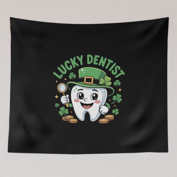 Item preview, Lucky Tooth with Shamrocks designed and sold by jkrphoto.