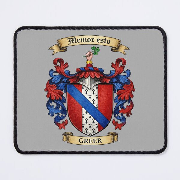 Item preview, The Greer Family Coat of Arms designed and sold by BagTown Clans.