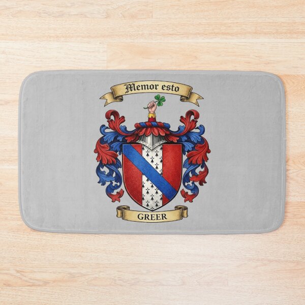 Item preview, The Greer Family Coat of Arms designed and sold by BagTown Clans.
