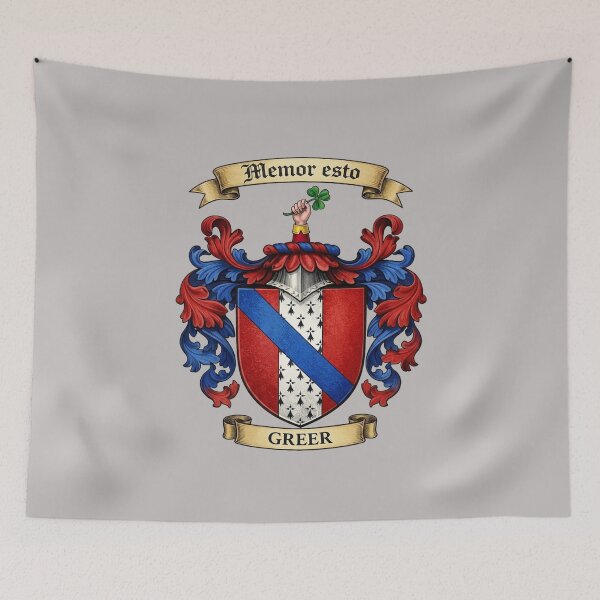 Item preview, The Greer Family Coat of Arms designed and sold by BagTown Clans.