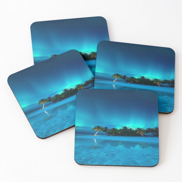 Item preview, Tropical Aurora Nightscape designed and sold by ROZA ..