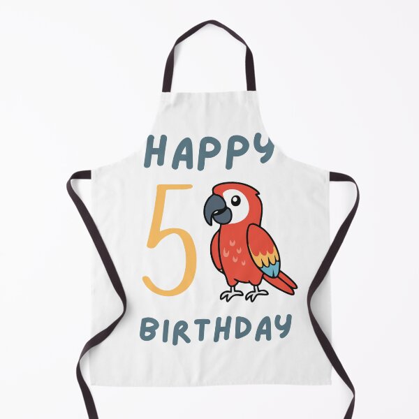 Item preview, Cute Macaw Parrot 5th Birthday designed and sold by Elly for Design (Power of Creation).