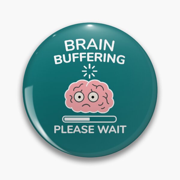 Item preview, Brain Buffering Please Wait – Funny Programmer Shirt, Coding Humor Tee, Geek Developer Gift designed and sold by DesignHouse07.