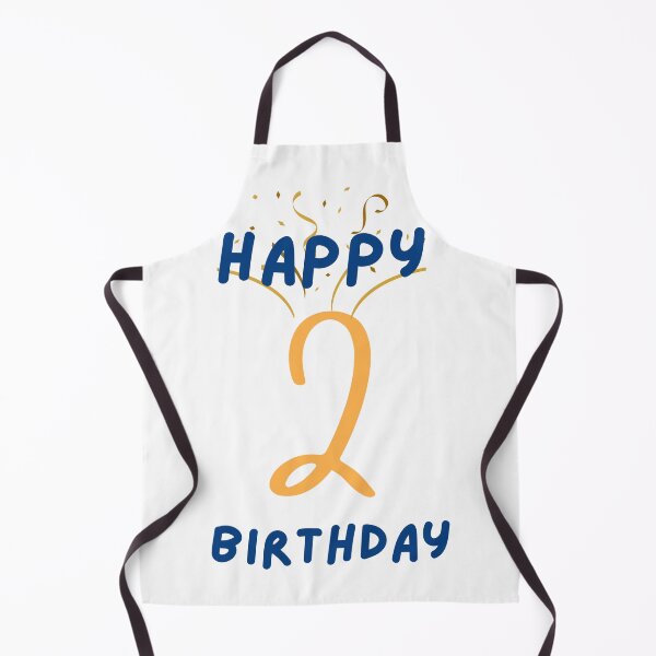 Item preview, Happy 2nd Birthday party in yellow and blue designed and sold by Elly for Design (Power of Creation).