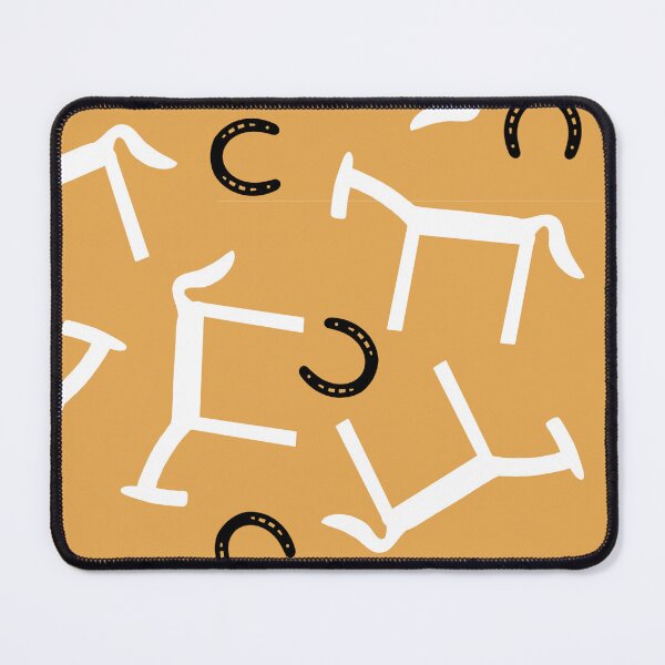 Item preview, Cute horse yellow seamless pattern designed and sold by SeamlessDsign.