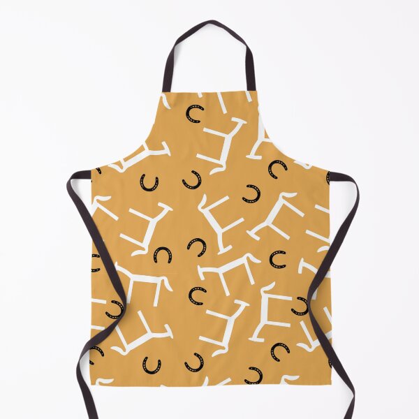 Item preview, Cute horse yellow seamless pattern designed and sold by SeamlessDsign.