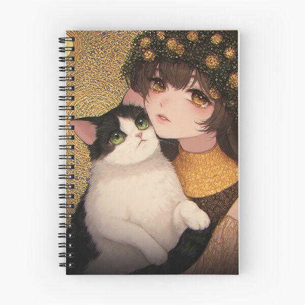 Item preview, Beautiful girl with a cat. designed and sold by Natalia-Vlad.