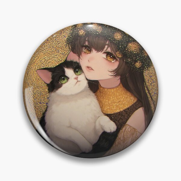 Item preview, Beautiful girl with a cat. designed and sold by Natalia-Vlad.