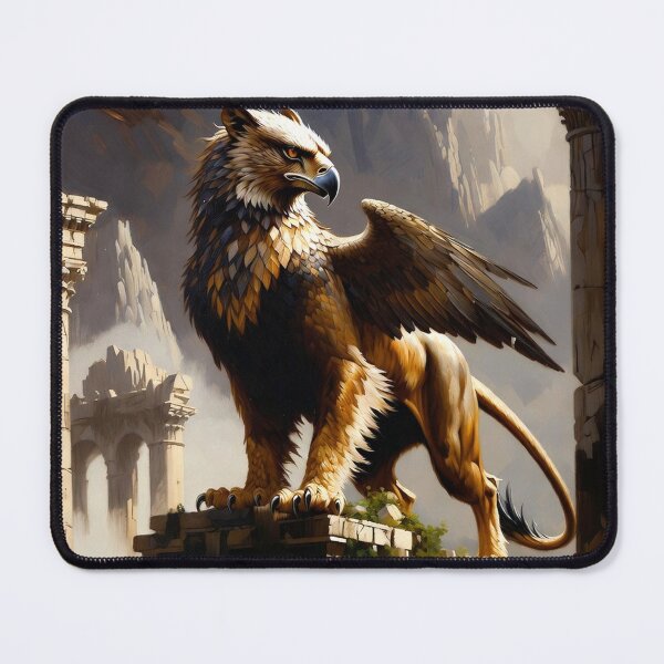 Item preview, Ancient Griffin Guardian Fantasy Art designed and sold by semenol.