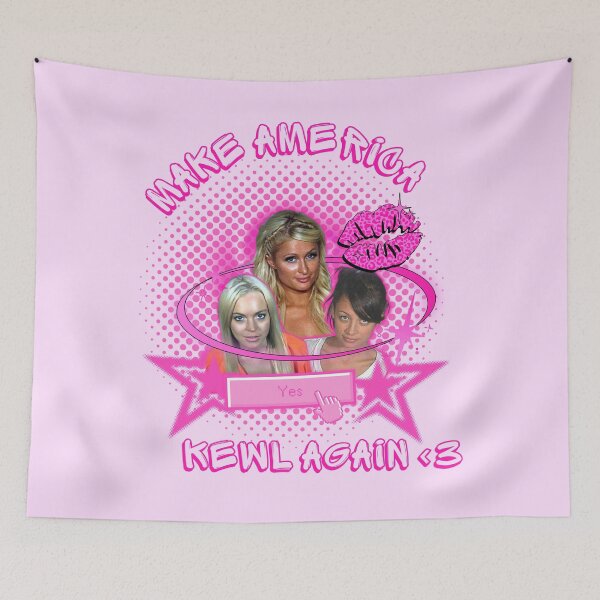 Item preview, Y2K Pop Girl Aesthetic Collage Retro 2000s Tumblr Style Pink Graphic Internet Culture Meme Art Girly Cyber Y2K Design designed and sold by meliodaria.