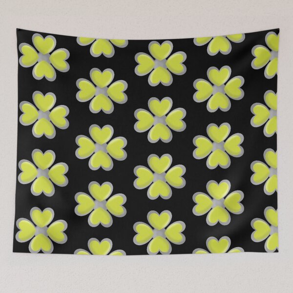 Item preview, Pendant yellow clover print designed and sold by YaroshMaria.