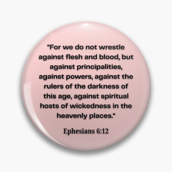 Artikelvorschau, Ephesians 6:12 NKJV Bible Verse entworfen und verkauft von Holy-Scripture.
