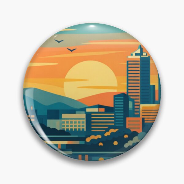 Item preview, Perth - Illustration Postcard designed and sold by MatthewHeights.